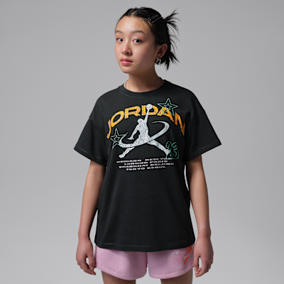 Jordan Big Kids' Geo World Tour T-Shirt. Nike.com